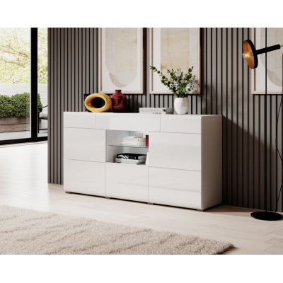Moderne Kommode COLORADO – weiß