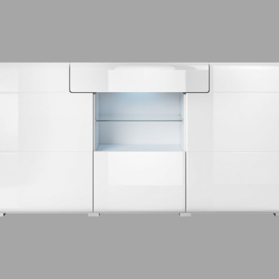 Moderne Kommode COLORADO – weiß