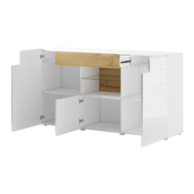 Moderne Kommode COLORADO – weiß