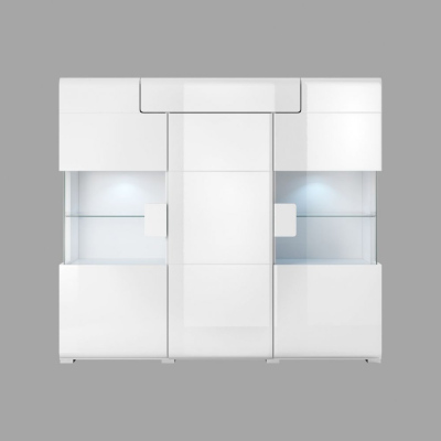 Moderner Schrank mit Schublade COLORADO – weiß