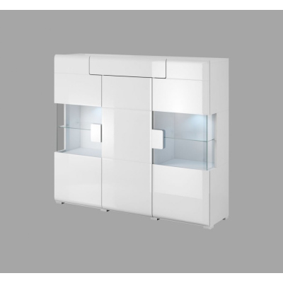 Moderner Schrank mit Schublade COLORADO – weiß