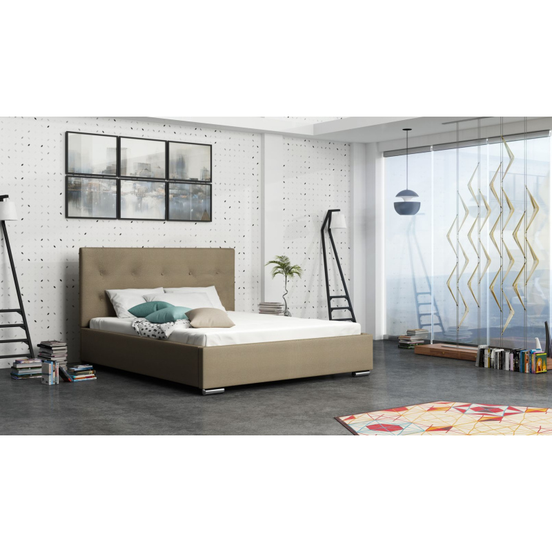 Doppelbett 160x200 FLEK 1 – braun