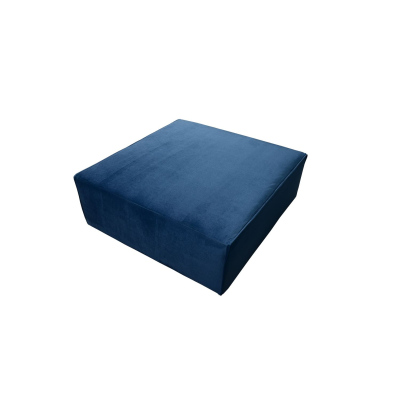 Ecksofa mit Hocker LUIZA 2 – Schwarz