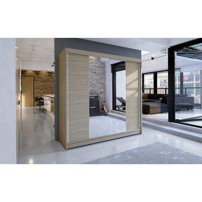 Kleiderschrank TABITHA 2 – Breite 180 cm, sonoma