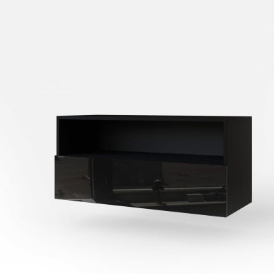 Elegante Wohnzimmerwand BRADT 30 - schwarz