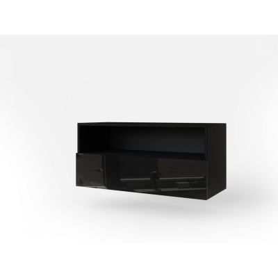 Elegante Wohnzimmerwand BRADT 30 - schwarz