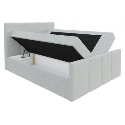 Bett mit Matratze und Lattenrost LOLA – 140x200, lachsrosa + KOSTENLOSER Topper