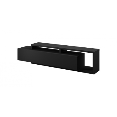 Designer-Fernsehtisch KIBOU – Schwarz matt