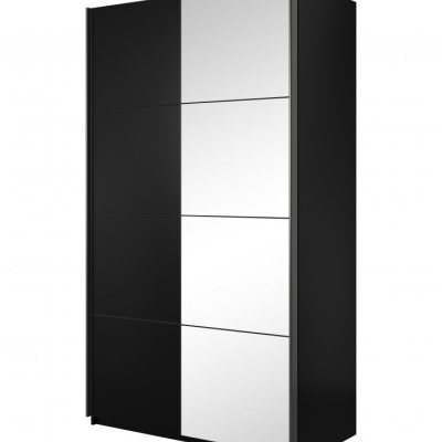 Spiegelschrank MARCELA – Breite 120 cm, schwarz