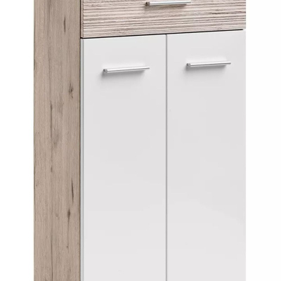 Flurwand TELA 3 – Wellington Eiche / Weiß