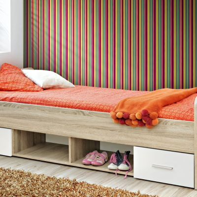 Studentenzimmer EMAN 4 – Sonoma-Eiche / Weiß
