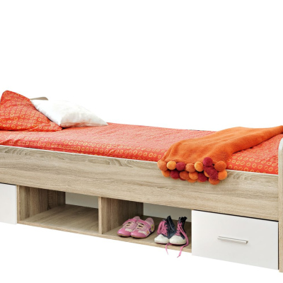 Studentenzimmer EMAN 3 – Sonoma-Eiche / Weiß