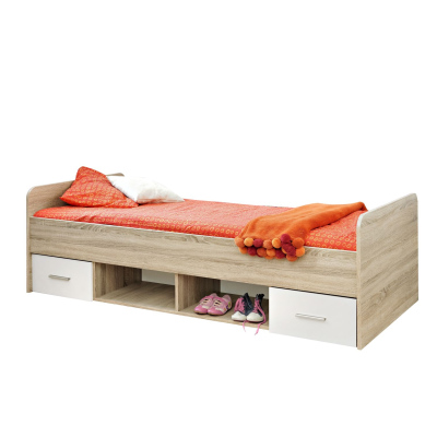 Studentenzimmer EMAN 3 – Sonoma-Eiche / Weiß