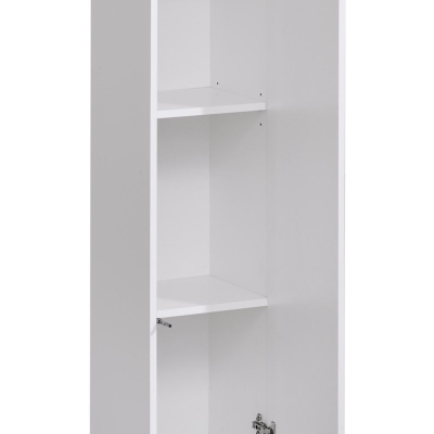 Wohnwand für das Wohnzimmer RIONATA 1 - Eiche Wotan / Weiß
