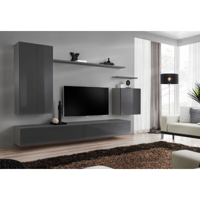 Wohnzimmerwand RIONATA 2 - Graphit