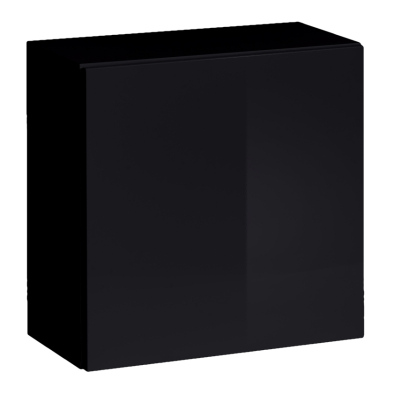 Wohnzimmerwand RIONATA 2 – schwarz / wotan Eiche