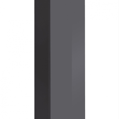 Wohnzimmerwand RIONATA 3 – Graphit/schwarz
