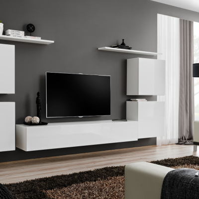 Wohnzimmerwand RIONATA 4 - weiß