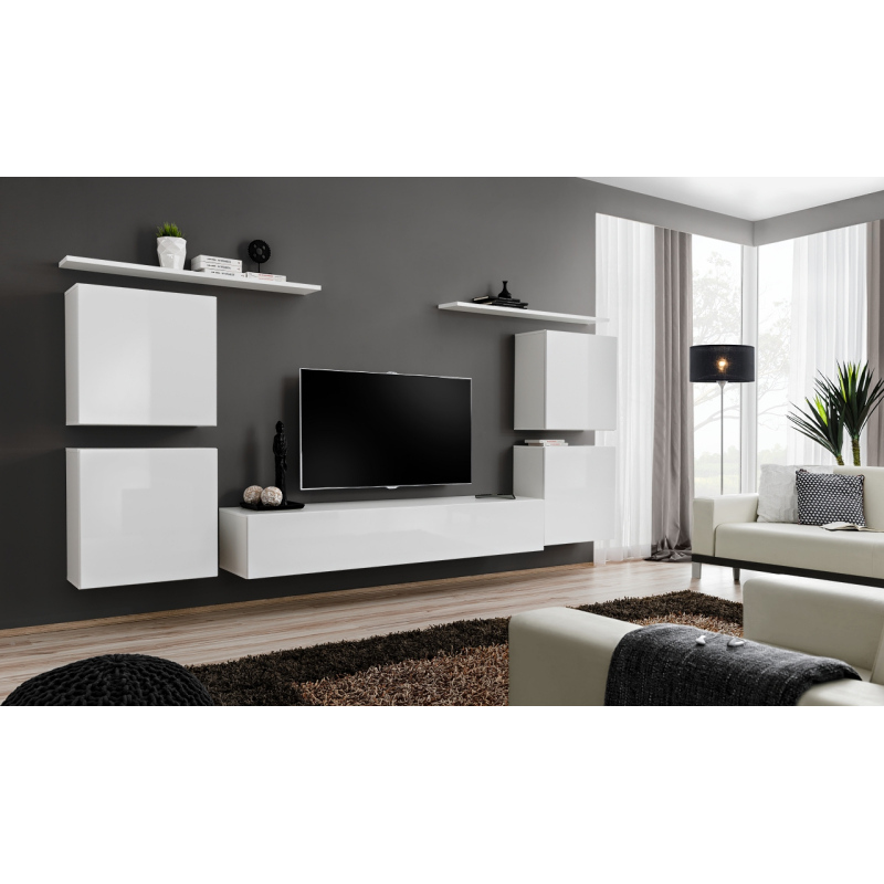 Wohnzimmerwand RIONATA 4 - weiß