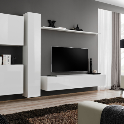 Wohnzimmerwand RIONATA 6 - weiß