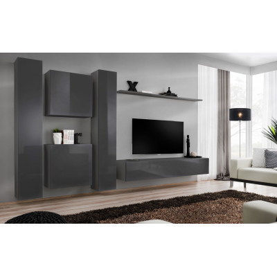 Wohnzimmerwand RIONATA 6 - Graphit
