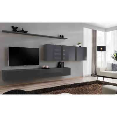 Wohnzimmerwand RIONATA 7 - Graphit