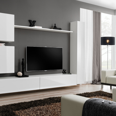 Wohnzimmerwand RIONATA 8 - weiß