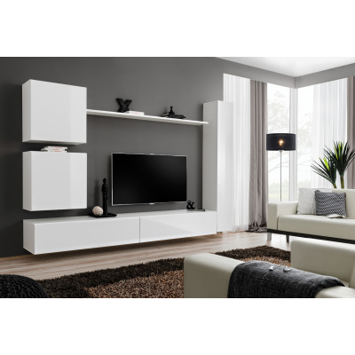 Wohnzimmerwand RIONATA 8 - weiß