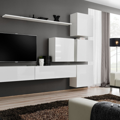Wohnzimmerwand RIONATA 9 - weiß