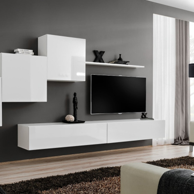 Wohnzimmerwand RIONATA 10 - weiß