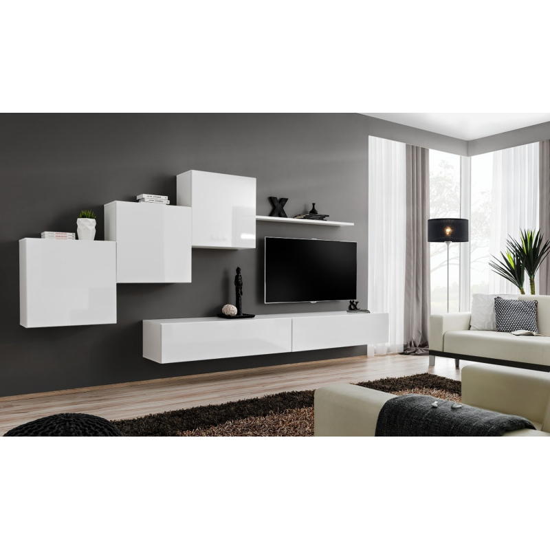 Wohnzimmerwand RIONATA 10 - weiß