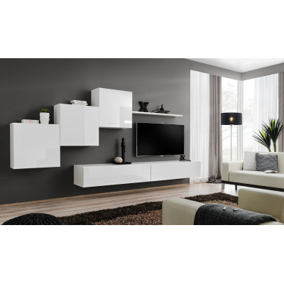 Wohnzimmerwand RIONATA 10 - weiß