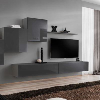 Wohnzimmerwand RIONATA 10 - Graphit