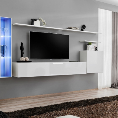 Wohnzimmerwand RIONATA 11 - weiß
