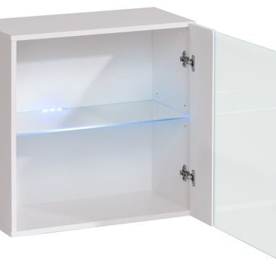 Wohnzimmerwand RIONATA 14 - weiß / schwarz