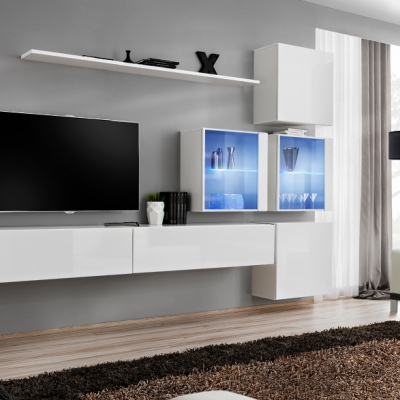 Wohnzimmerwand RIONATA 19 - weiß