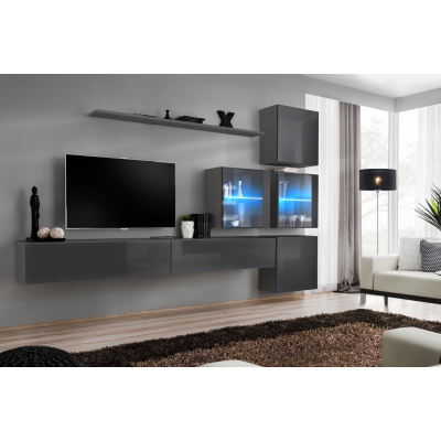 Wohnzimmerwand RIONATA 19 - Graphit