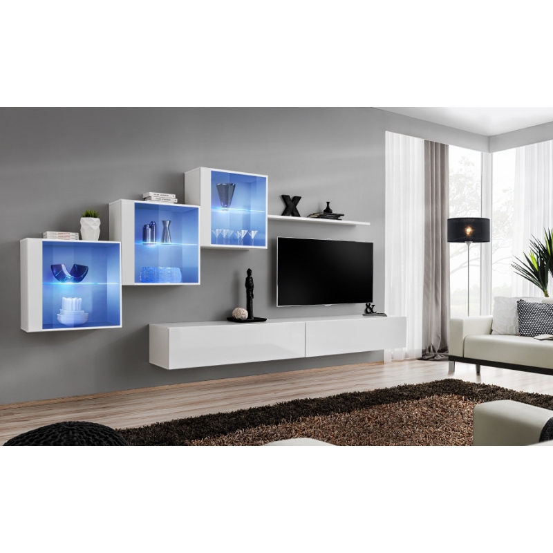 Wohnzimmerwand RIONATA 20 - weiß
