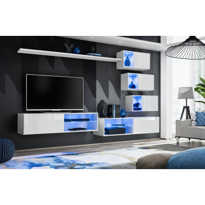 Wohnzimmerwand RIONATA 24 - weiß