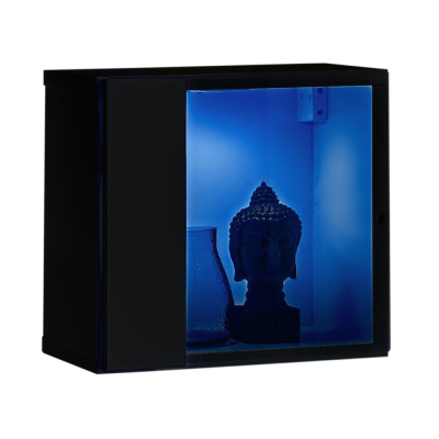 Wohnzimmerwand RIONATA 24 - schwarz