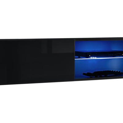 Wohnzimmerwand RIONATA 25 - schwarz