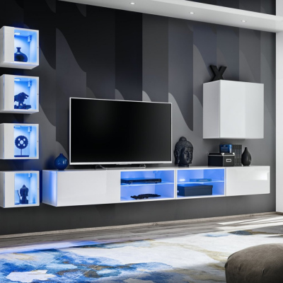 Wohnzimmerwand RIONATA 26 - weiß