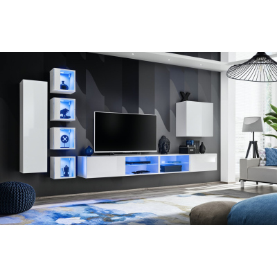 Wohnzimmerwand RIONATA 26 - weiß