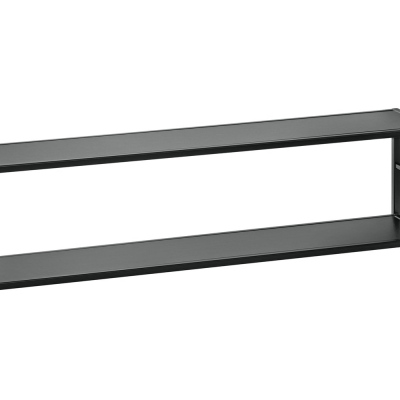 Wohnzimmerwand mit Metallelementen RIONATA 4 - schwarz