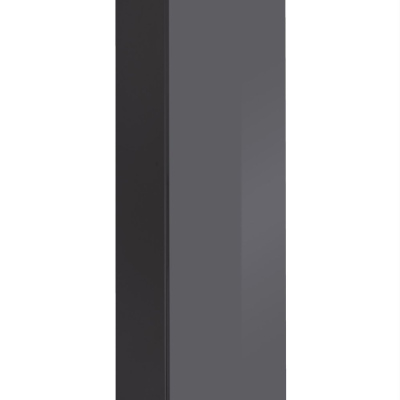 Wohnzimmerwand mit Metallelementen RIONATA 4 – Graphit/Schwarz