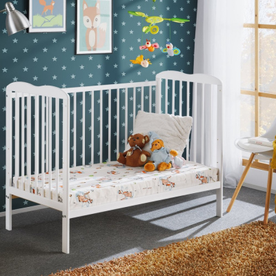 Babybett FINA - 60x120, weiß