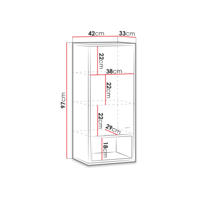 Hängeschrank ONNI – braun