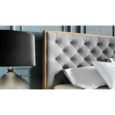 Boxspringbett CHANTELLE 3 – 160x200, Rosa + GRATIS Topper