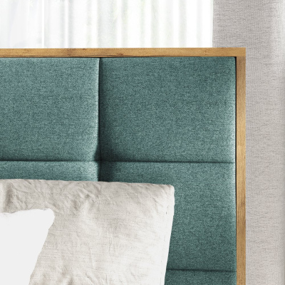 Boxspringbett ALOIS 1 – 140x200, Beige + GRATIS Topper