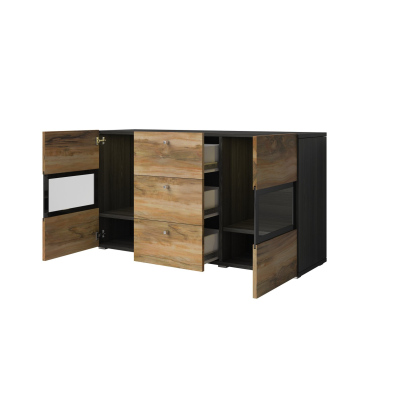 Kommode BRYCE – Nussbaum satiniert / Touchwood